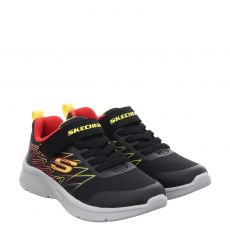  Skechers, Microspec - Texlor, Textil-Sneaker in schwarz für Kinder