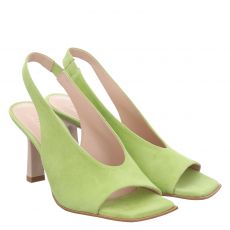  Zinda Veloursleder-Sandalette in grün für Damen