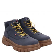  Tommy Hilfiger, Michigan, Textil-Winterstiefel in blau für Kinder