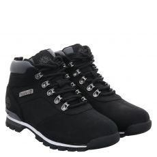  Timberland, Splitrock 2 Black, sportiver Nubukleder-Stiefel in schwarz für Herren