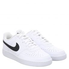  Nike, Court Vision Lo Nn, Kunstleder-Sneaker in weiß für Herren