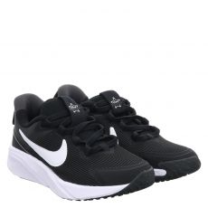  Nike, Star Runner 4, Textil-Sportschuh in schwarz für Kinder
