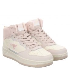  Kangaroos, K-top Venu, Kunstleder-Schnürstiefel in beige für Damen