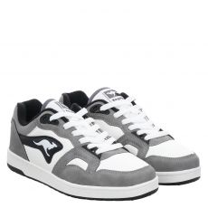  Kangaroos, K-slam Point, Kunstleder-Sneaker in grau für Damen