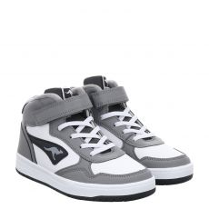  Kangaroos, K-cp Jumbo, Kunstleder-Sneaker in grau für Kinder
