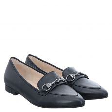  Gabor klassischer Glattleder-Slipper in schwarz für Damen