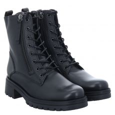  Gabor Glattleder-Schnürstiefel in schwarz für Damen