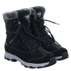  Meindl, Civetta Lady Gtx, Veloursleder-Winterboots in schwarz für Damen