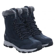  Meindl, Civetta Lady Gtx, Veloursleder-Winterboots in blau für Damen