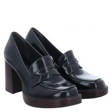  Tamaris, Da.-slipper, Lackleder-Trotteur in schwarz für Damen