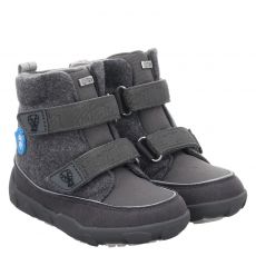  Affenzahn, Wolle Comfy Dog, Textil-Lauflernschuh in grau für Kinder
