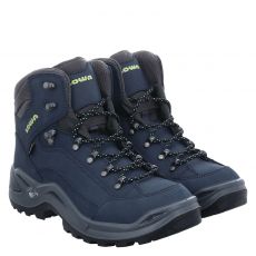  Lowa, Renegade Gtx Mid, Bergstiefel in blau für Damen