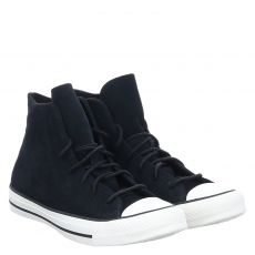  Converse, Ctas Mono Suede, Veloursleder-Leinenschuh in schwarz für Damen