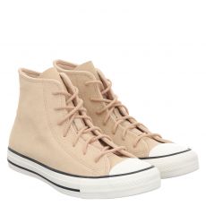  Converse, Ctas Mono Suede, Veloursleder-Leinenschuh in beige für Damen