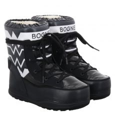  Bogner Schuhe, La Plagne 7, kurzer High-Tech-Stiefel in schwarz für Damen