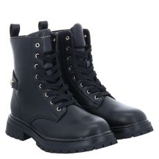  Tommy Hilfiger, Tronchetto, Kunstleder-Winterstiefel in schwarz für Kinder