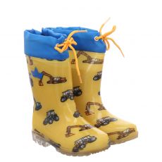  Lico Gummi (synth.)-Regenstiefel in gelb für Kinder
