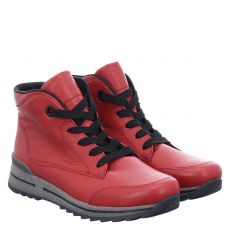  Ara, Osaka, Glattleder-Schnürstiefel in rot für Damen