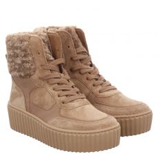  Gabor Veloursleder-Schnürstiefel in braun für Damen