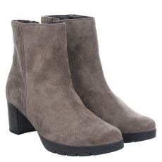  Gabor Veloursleder-Chelsea in grau für Damen
