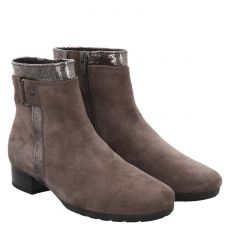 Gabor Veloursleder-Chelsea in grau für Damen
