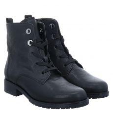  Gabor Glattleder-Schnürstiefel in schwarz für Damen