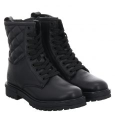  Schuhengel Glattleder-Winterstiefel in schwarz für Kinder
