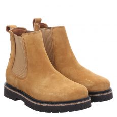  Birkenstock, Highwood Slipon, kurzer Veloursleder-Stiefel in braun für Damen