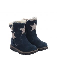  Imac, Roxy, Nubukleder-Winterstiefel in blau für Kinder