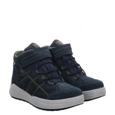  Imac, Haron, Veloursleder-Winterstiefel in blau für Kinder