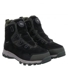  Vado, Camper Mid Boa Gtx, Veloursleder-Winterstiefel in schwarz für Kinder