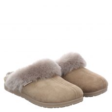  Shepherd, Sandy, Veloursleder-Hausschuh in beige für Damen