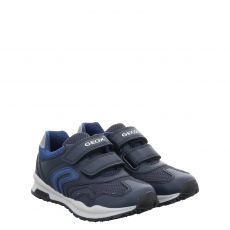  Geox, Jpavelb.a-meshgeobuck, Textil-Sneaker in blau für Kinder