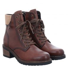  Remonte, Stiefelette, Glattleder-Schnürstiefel in braun für Damen