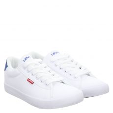  Levis Kids Kunstleder-Halbschuh in weiß für Jungen