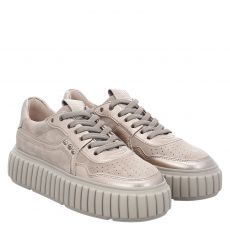  Kennel & Schmenger, Beige, Veloursleder-Sneaker in braun für Damen