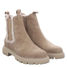  Kennel & Schmenger kurzer Veloursleder-Stiefel in beige für Damen