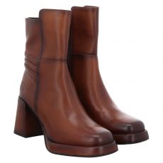  Bagatt, Anissa Evo, kurzer Glattleder-Stiefel in cognac für Damen