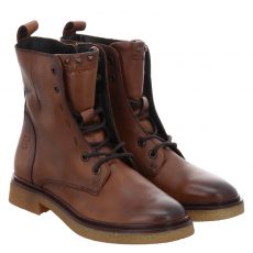  Bagatt Glattleder-Schnürstiefel in braun für Damen