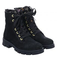  Jochie Veloursleder-Winterstiefel in schwarz für Kinder