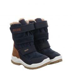  Primigi, Hans Gtx Lana, Veloursleder-Winterstiefel in blau für Kinder