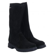  Sabalin Nubukleder-Winterstiefel in schwarz für Kinder