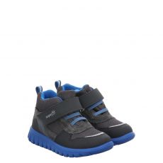  Superfit Veloursleder-Sneaker in grau für Kinder
