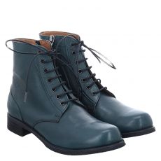  Everybody, Azalea, Glattleder-Schnürstiefel in grün für Damen