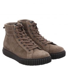  Pius Gabor Veloursleder-Schnürstiefel in beige für Herren