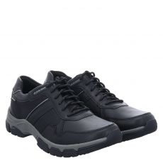  Pius Gabor Glattleder-Halbschuh in schwarz für Herren