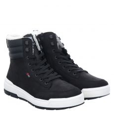  Rieker, Revolution, Nubukleder-Winterboots in schwarz für Herren