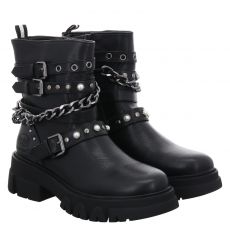  Dockers Glattleder-Chelsea in schwarz für Damen