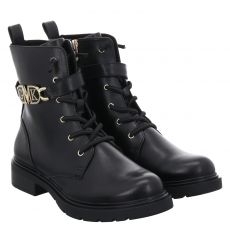  Marco Tozzi, Da.-stiefel, Kunstleder-Schnürstiefel in schwarz für Damen