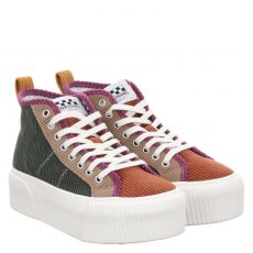  Noname, Iron Mid, Textil-Schnürstiefel in mehrfarbig für Damen